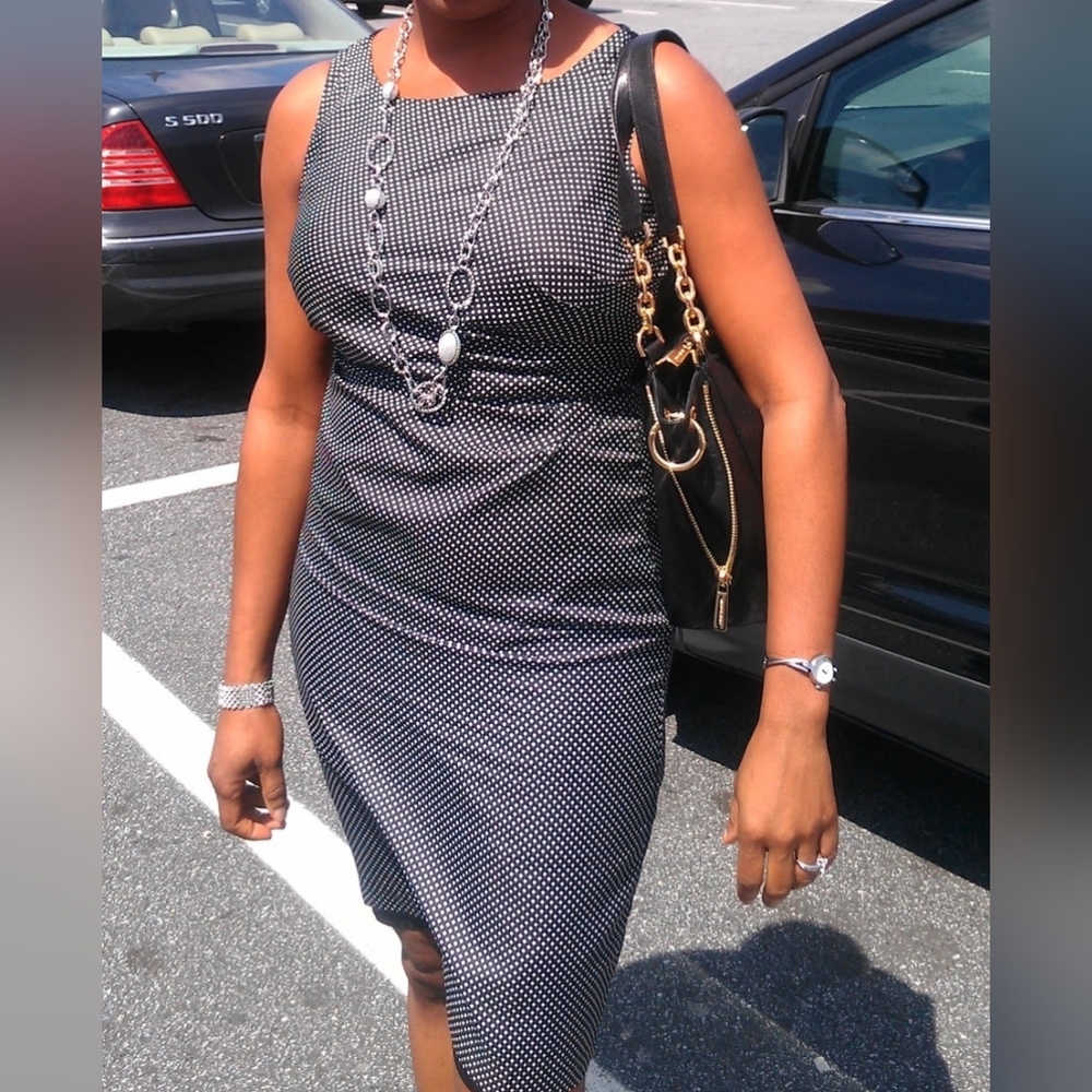 The Limited polkadot sleeveless dress